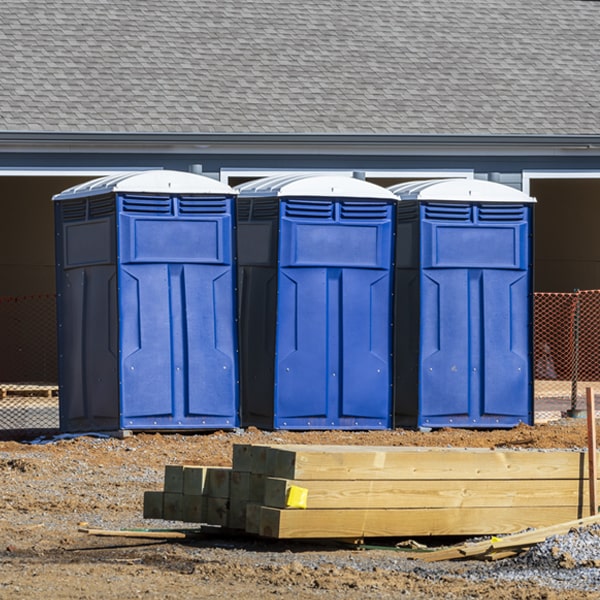 how can i report damages or issues with the portable toilets during my rental period in James Town Wyoming